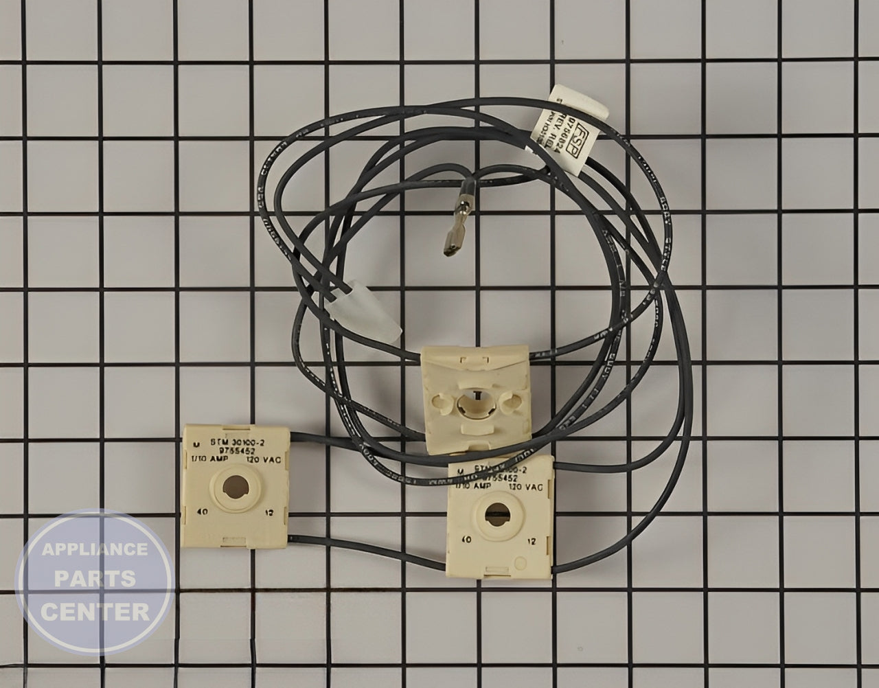 KitchenAid Wire Harness WP9756824 - Main view showing switch compatibility for KitchenAid models