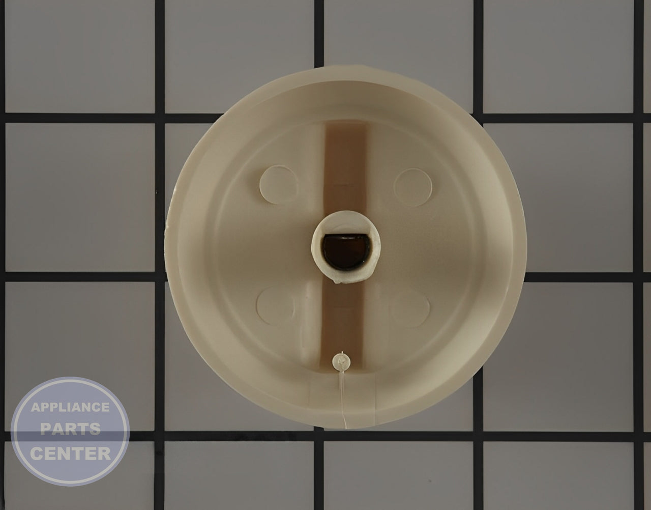Control Knob WP98008208 - Side view with durable construction and precise measurements