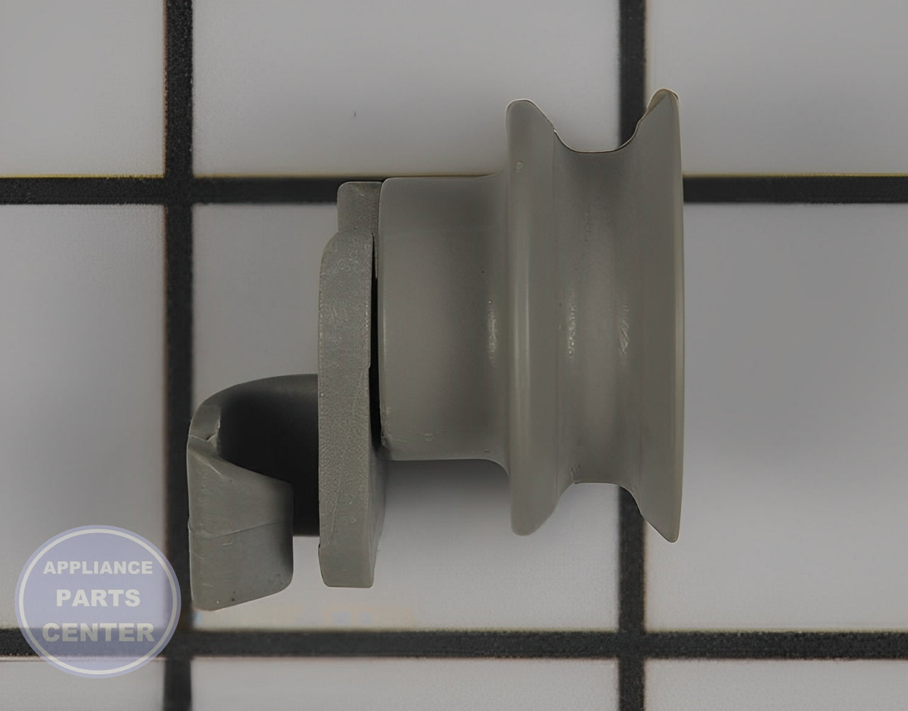 Whirlpool Dishwasher Wheel WP99003148 - Side view with resilient components