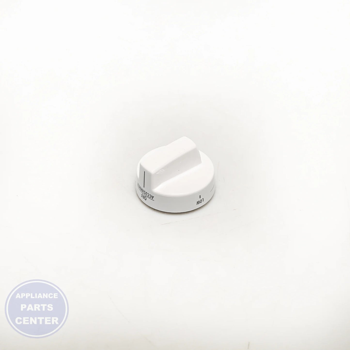 KNOB WPW10134130 - Side view with precise measurements