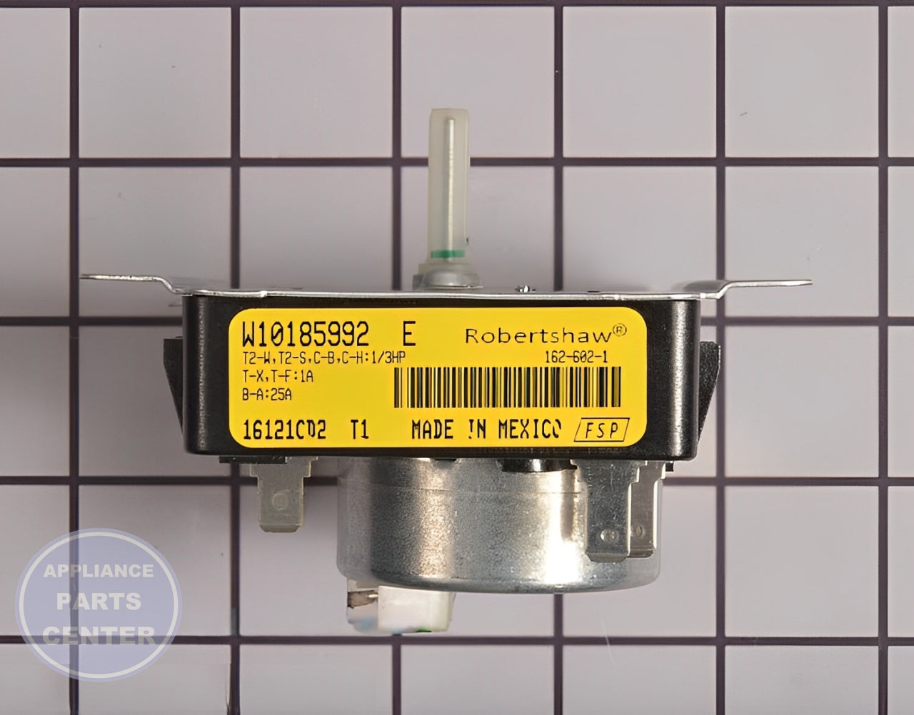 WHIRLPOOL TIMER WPW10185992 - Detailed view of durable circuit board technology