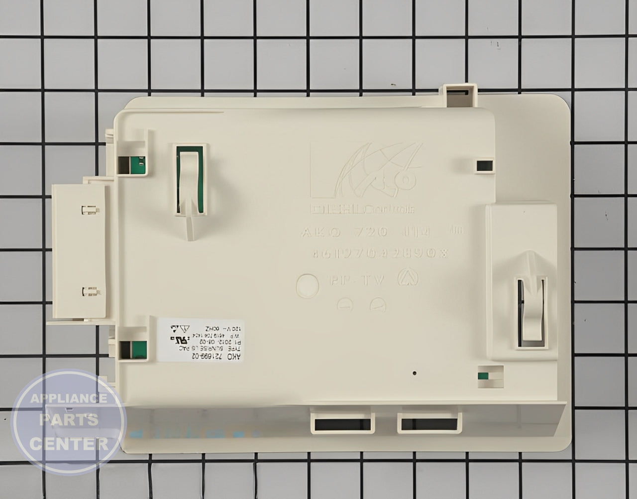 Motor Control Board WPW10192965 - Detailed view of circuitry and timer details