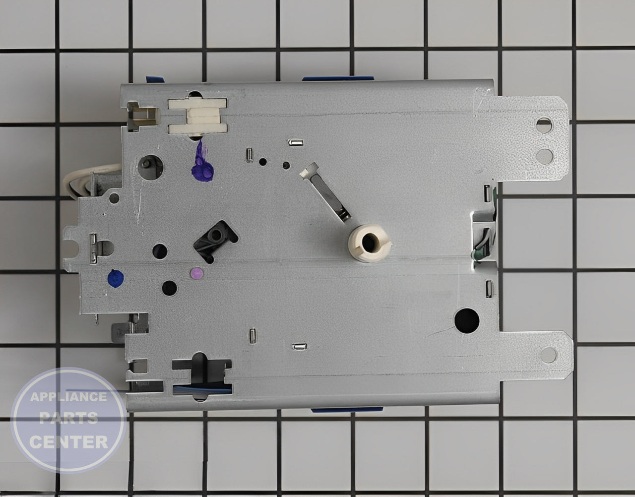 Amana Timer WPW10199588 - Installation in Amana dishwasher showing key mounting points