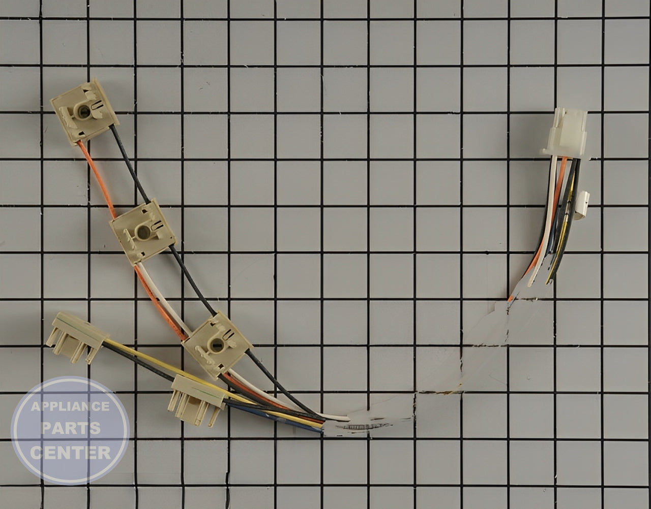 WHIRLPOOL WIRE HARNESS WPW10239017 - Main view showing secure wire connection for WPL models