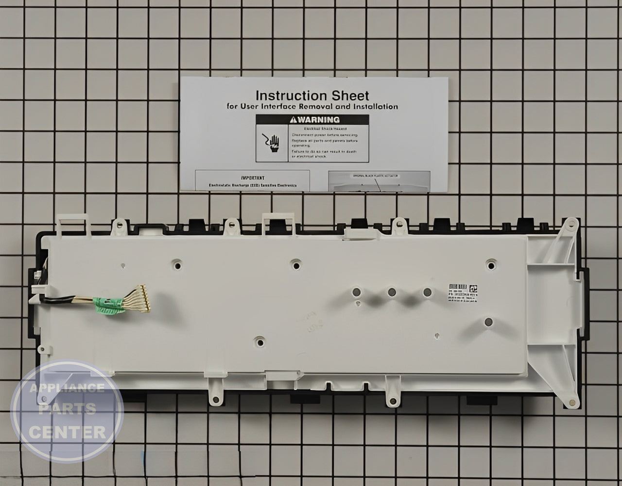 Control Board WPW10272638 - Detailed view of timer and circuit specifications
