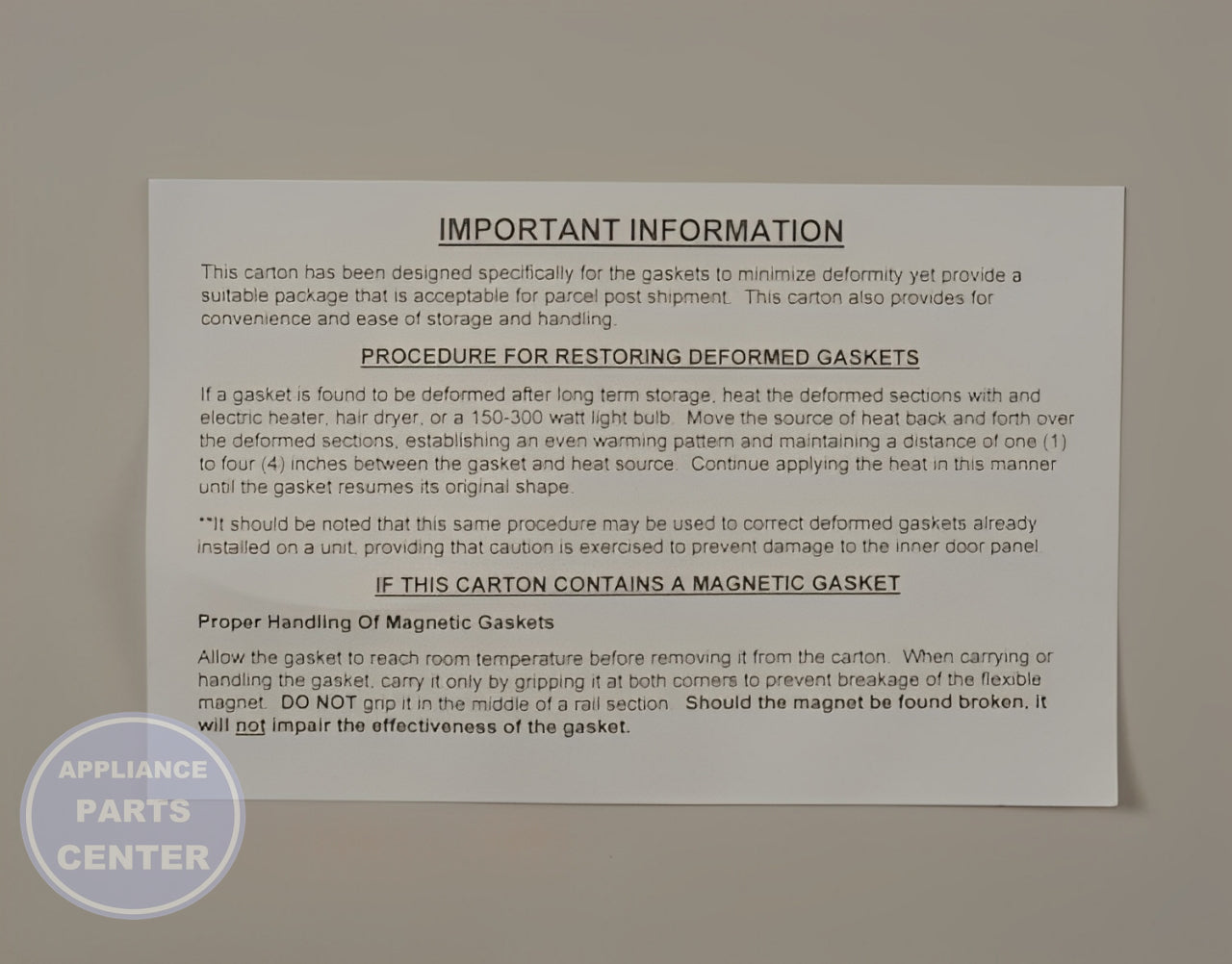 WHIRLPOOL REFRIGERATOR BLACK FREEZER DOOR GASKET WPW10436253 - Detailed view of durable construction
