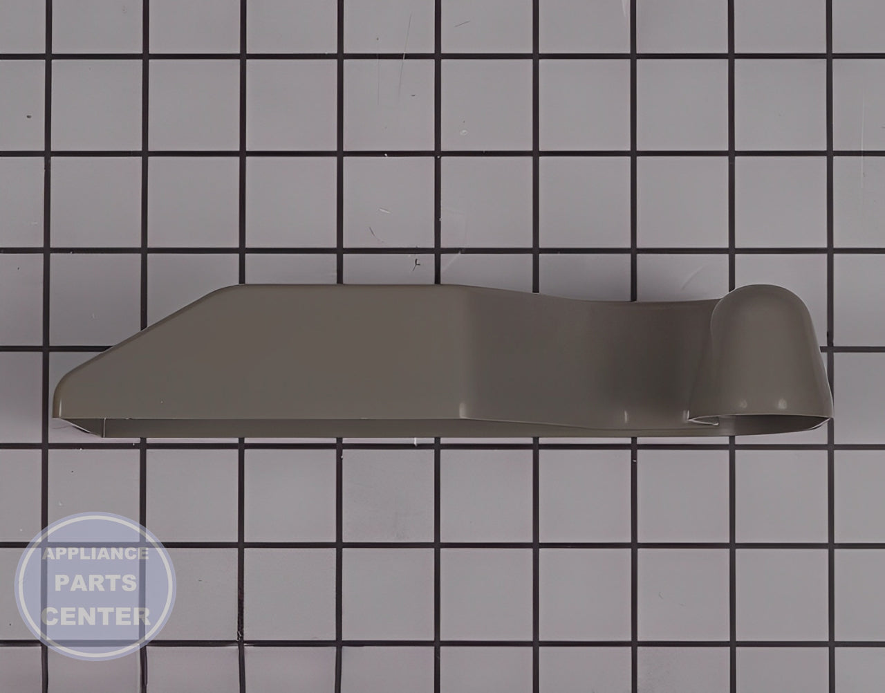 Hinge Cover WPW10471618 - Side view with precise measurements