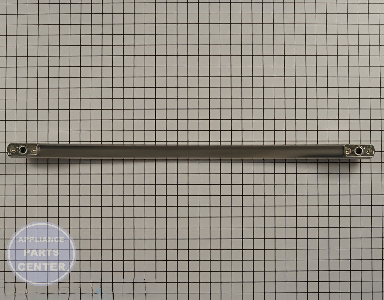 GE REFRIGERATOR DOOR HANDLE WR12X21070 - Detailed view of durable handle material