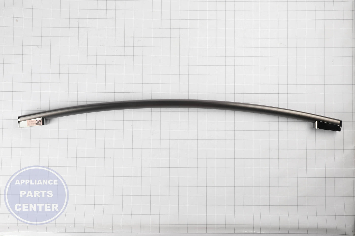 GEH REFRIGERATOR DOOR HANDLE FREEZER BLACK S WR12X34829 - Installation in GEH model showing easy mounting points