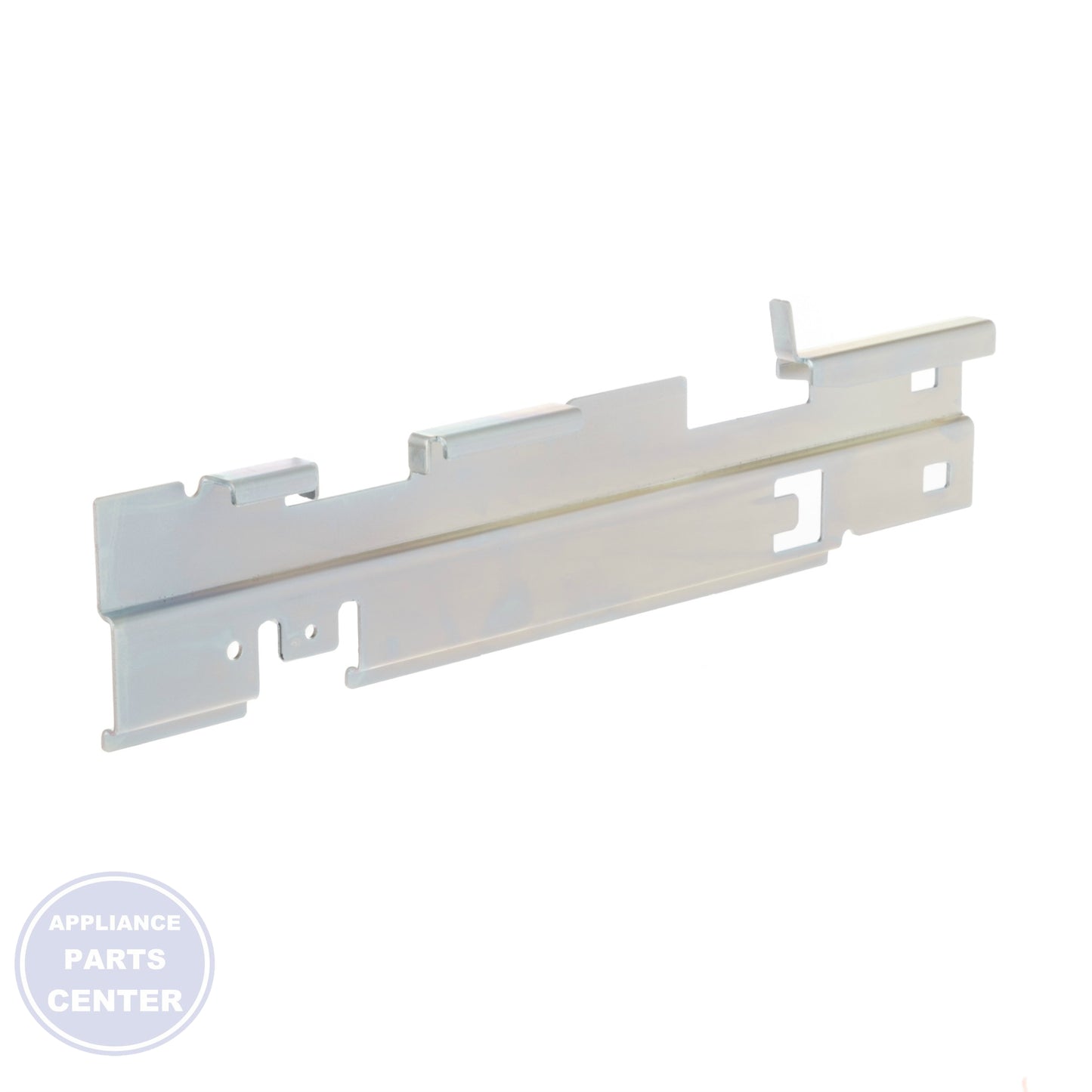 BRACKET SLIDE RH WR17X13189 - Side view with precise measurements