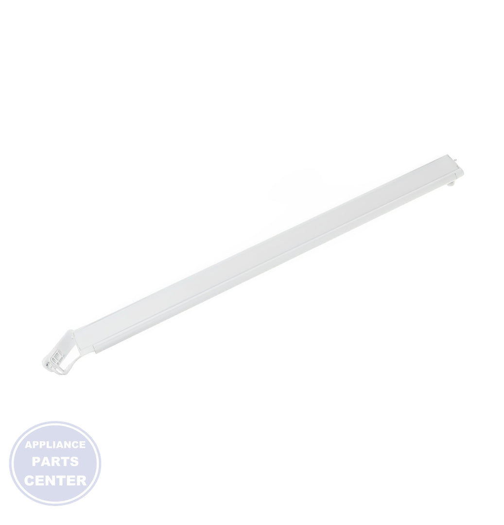 GE REFRIGERATOR ARTICULATING MULLION ASSEMBLY WR17X25027 - Installation in specific model showing key mounting points