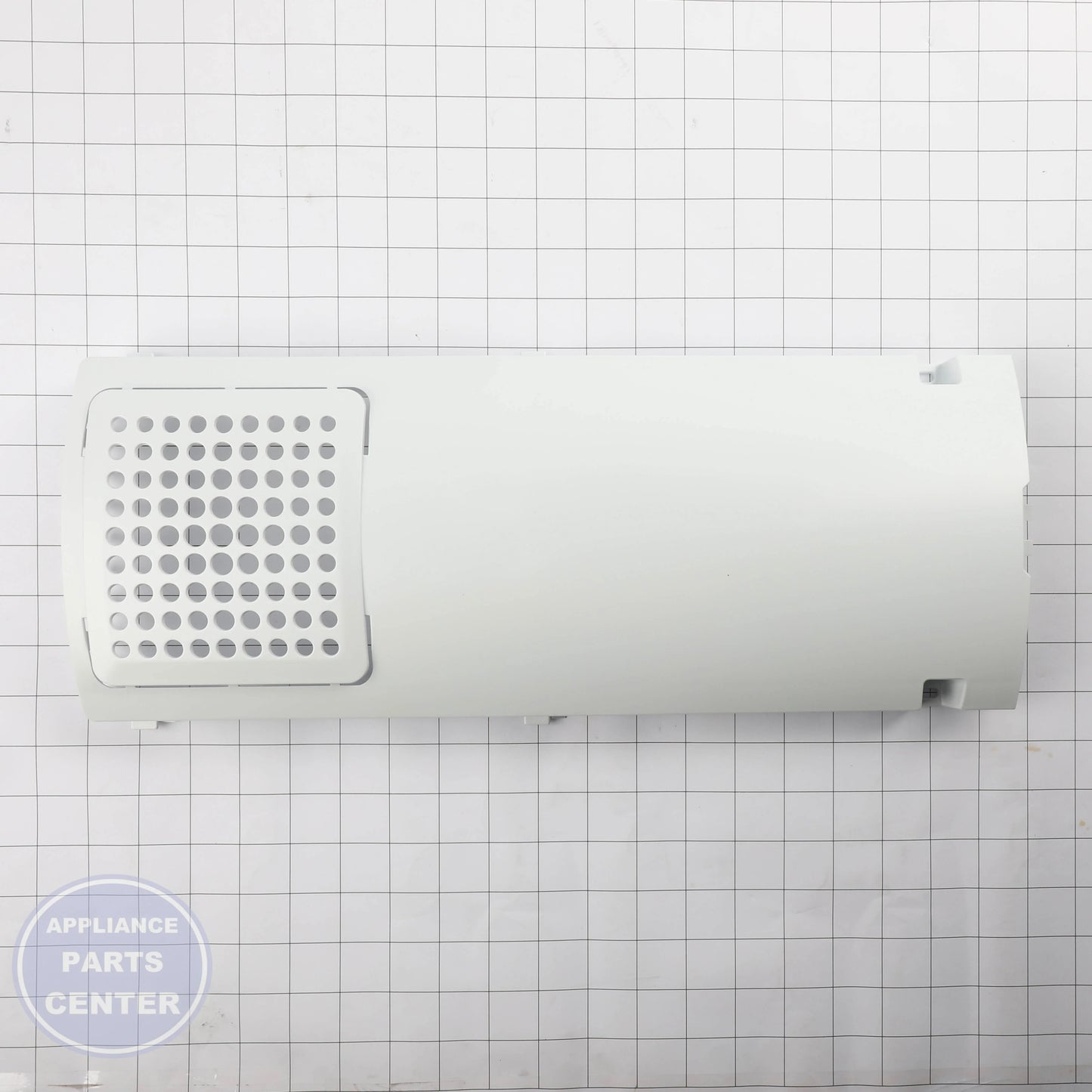GEH AIR TOWER WR17X31483 - Installation in GEH Refrigerator showing key mounting points