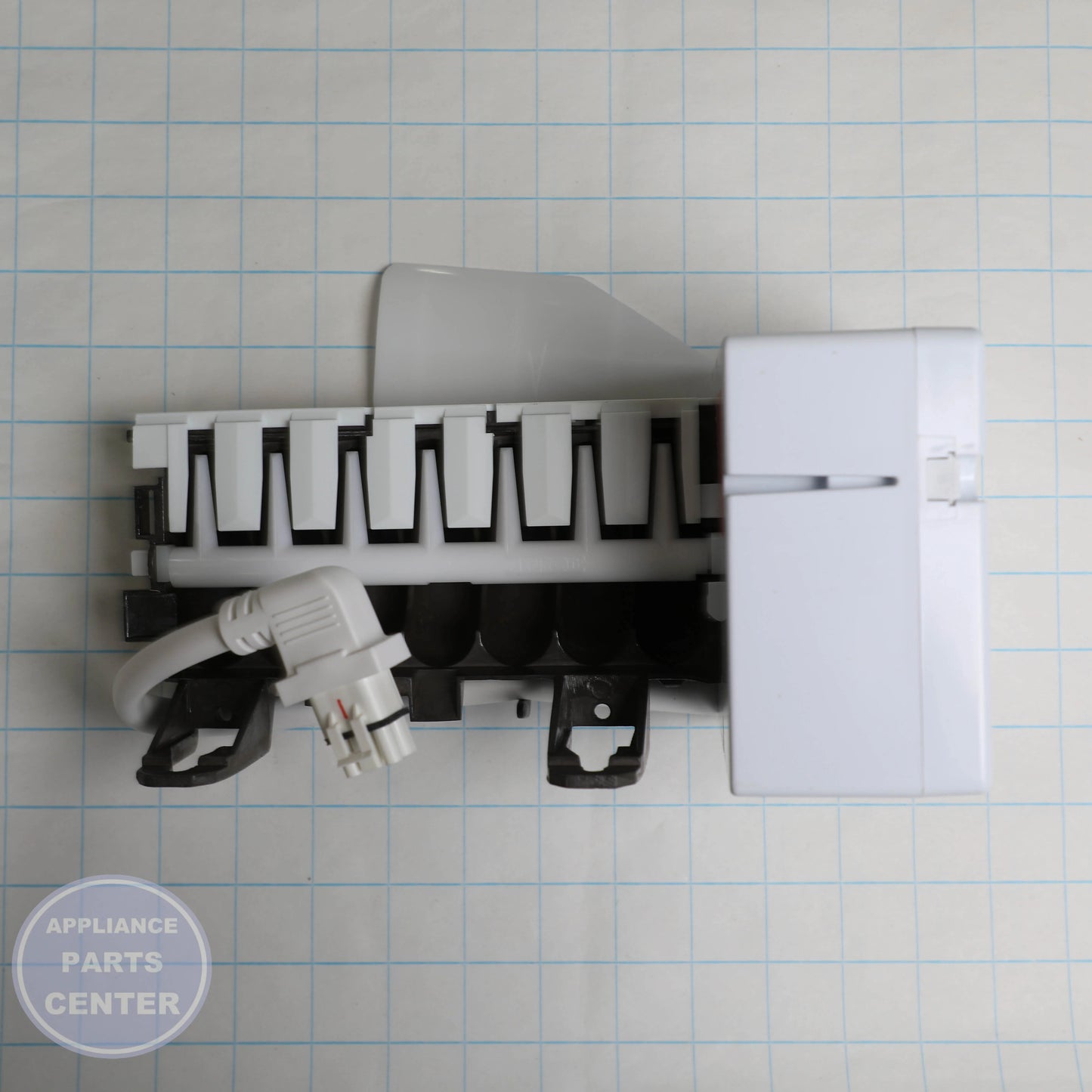 GEH ICEMAKER WR30X39277 - Installation in GFE26JSMMBES showing key mounting points