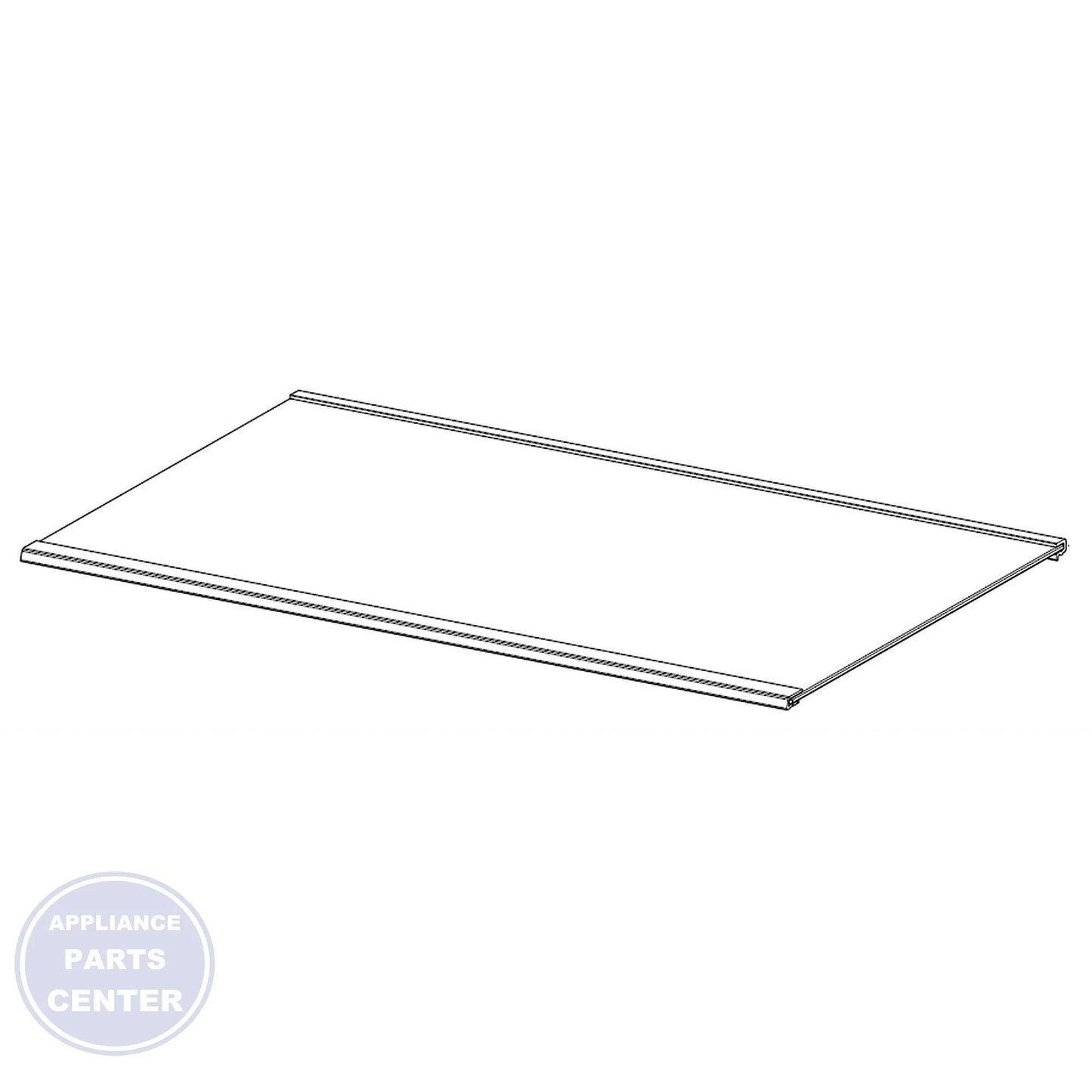 SAM DA97-17480A - Main view showing durable glass shelf for RT6500M and 21CU models