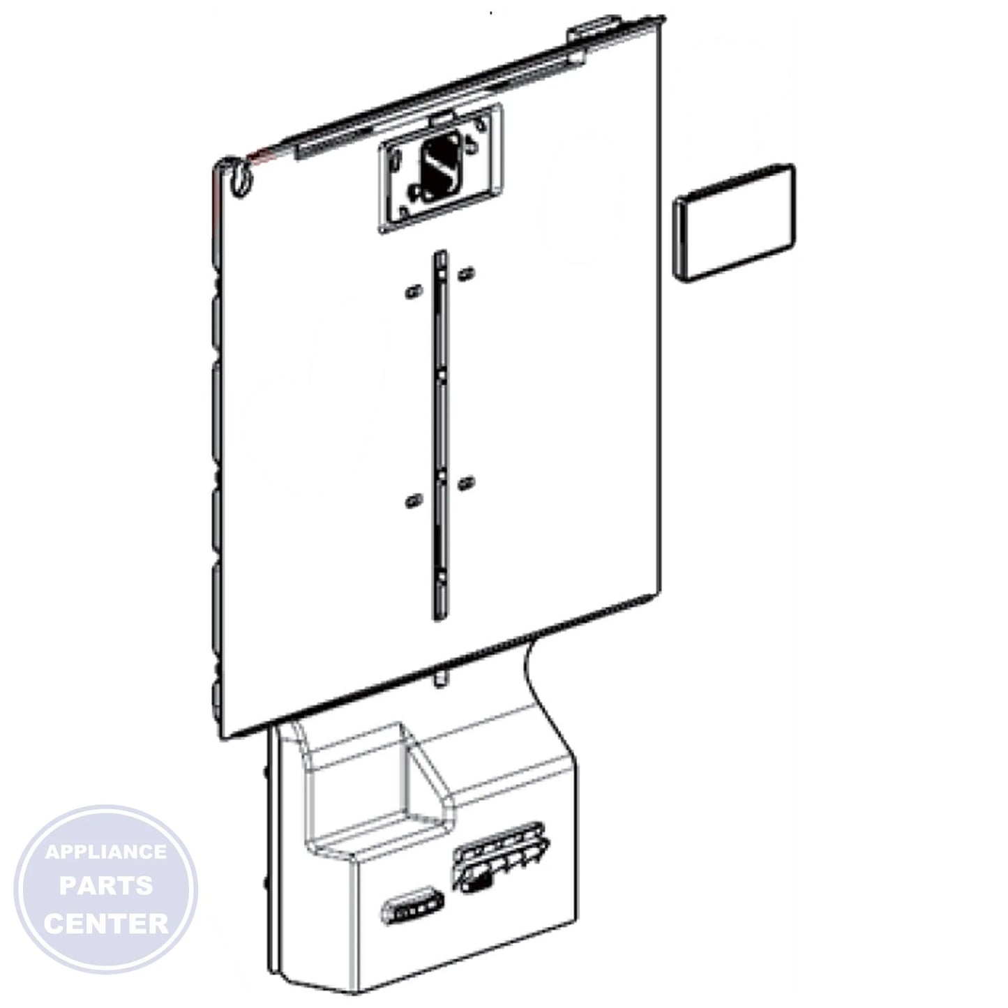 L-G DUCT ASSEMBLY,MULTI ADJ74812544 - Main view showing efficient venting for L-G Refrigerator models