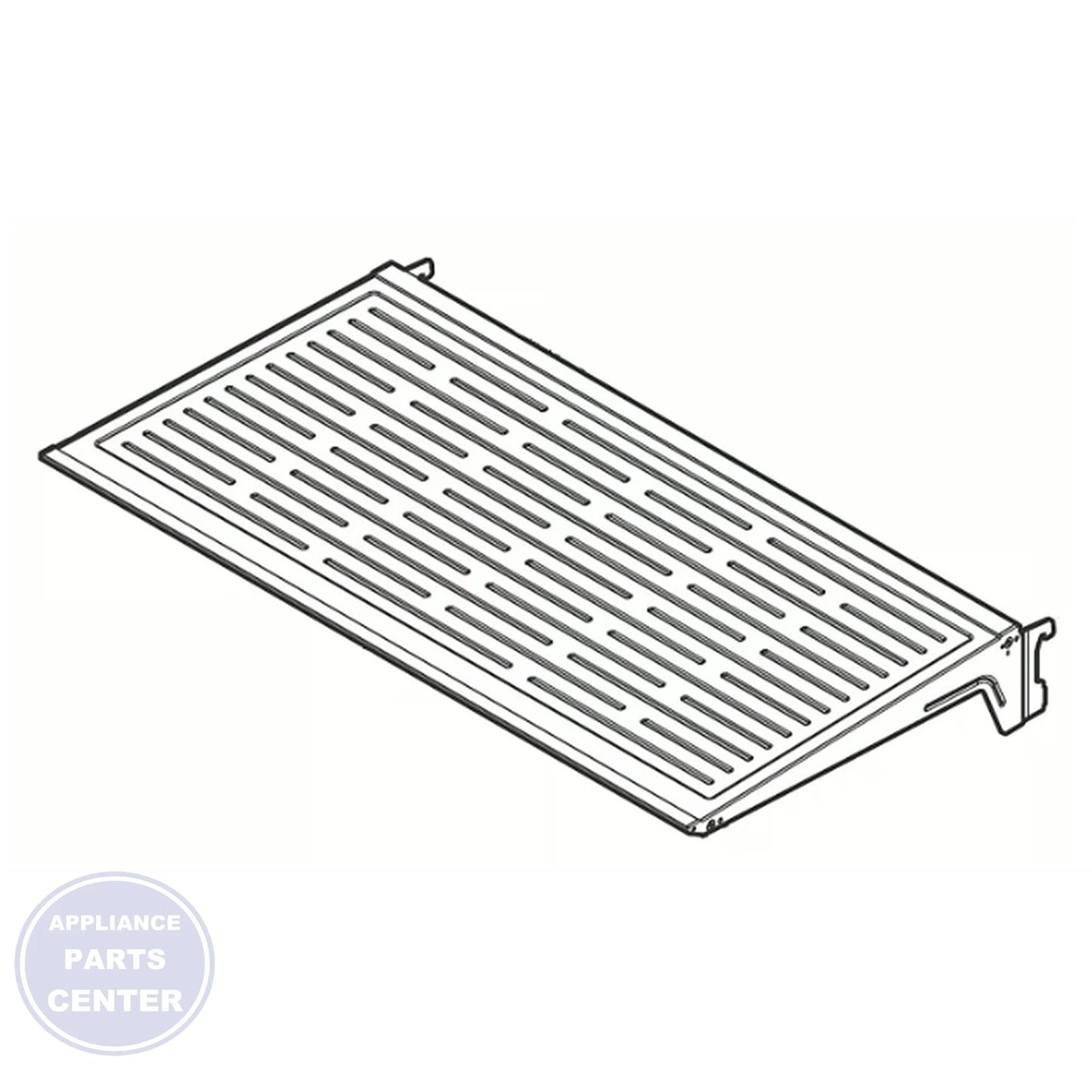 FRIGIDAIRE SHELF ASSEMBLY 5304524671 - Main view showing sturdy shelf for FRIGIDAIRE FFU20FC4AW1 & FFU20FC4AW2