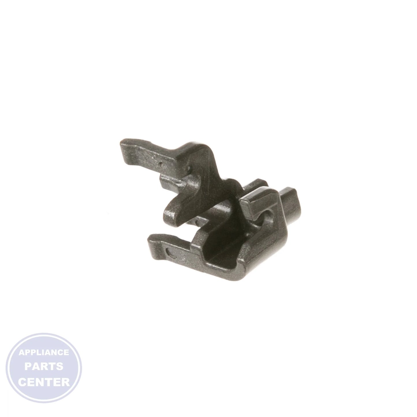 GE DISHWASHER FLAT RACK FDT CLIP WD28X20406 - Side view with precise measurements