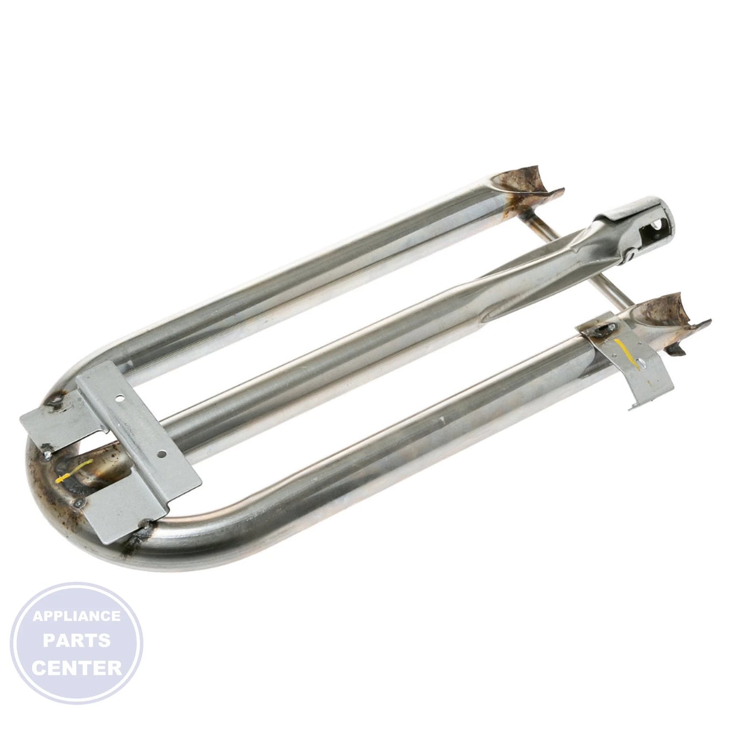 GE GRIDDLE BURNER WB28X33791 - Detailed view of efficient heat distribution