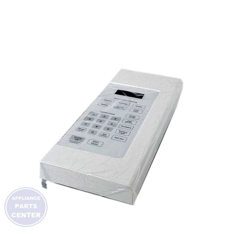 GE MICROWAVE CONTROL PANEL ASSEMBLY WB56X27169 - Main view showing sleek design for GEN microwave models