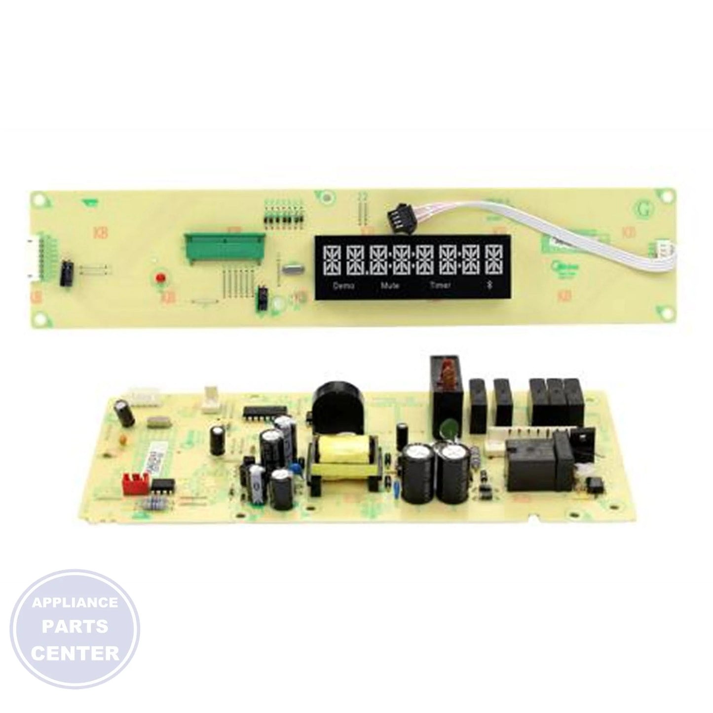 GE MICROWAVE MAIN BOARD WB27X26297 - Main view showing circuit board for various GE microwave models