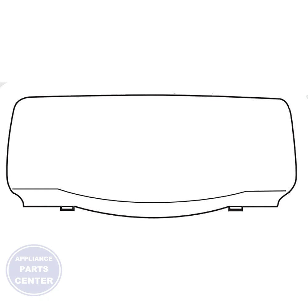 GE REFRIGERATOR LIGHT SHIELD WR17X11945 - Main view showing bulb protection for GE models