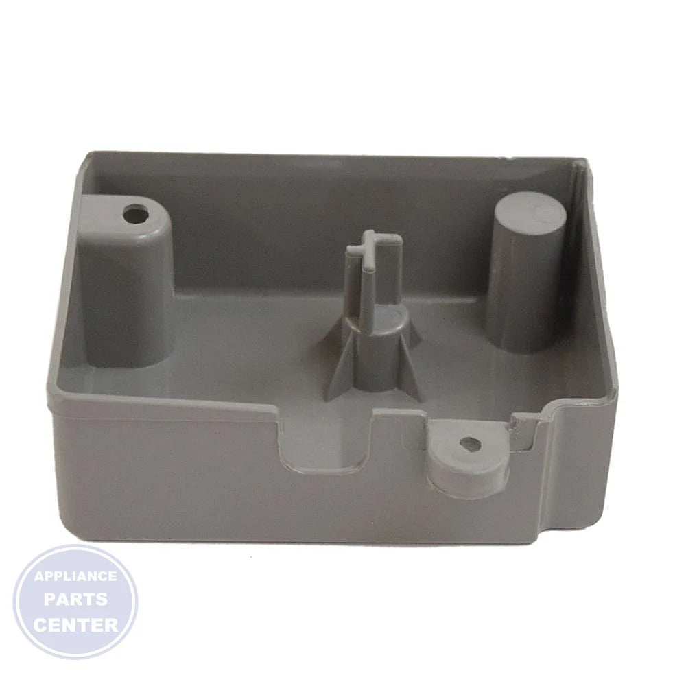 REFRIGERATOR HINGE CAP MBL65401506 - Side view with precise measurements