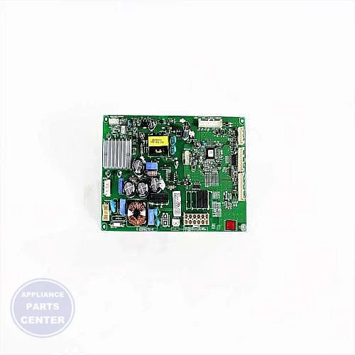 LG REFRIGERATOR MAIN PCB ASSEMBLY EBR80757408 - Main view showing circuit board & timer for LG models