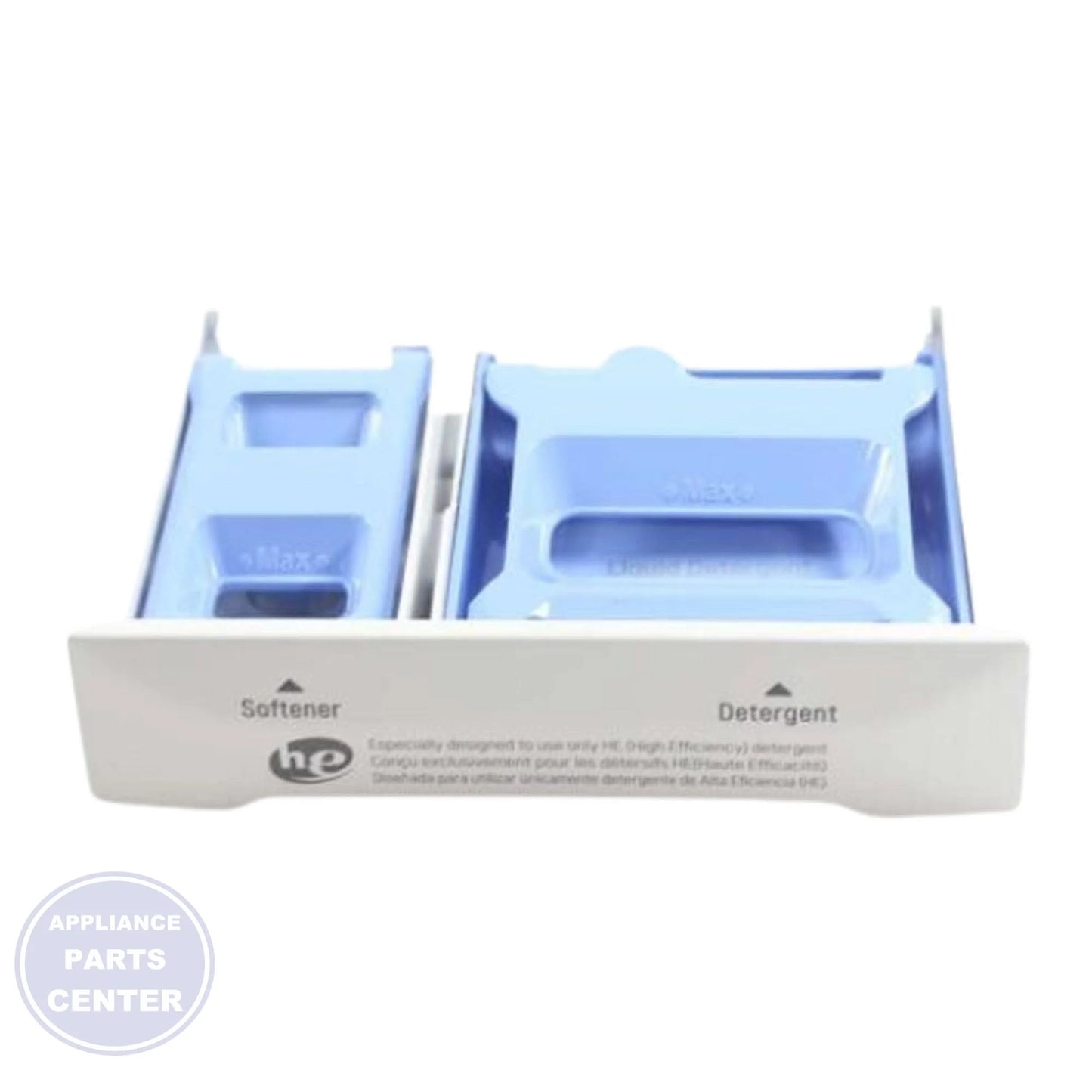 LG WASHER DETERGENT BOX ASSEMBLY AAZ73855914 - Main view showing efficient detergent dispensing for LG washing machines