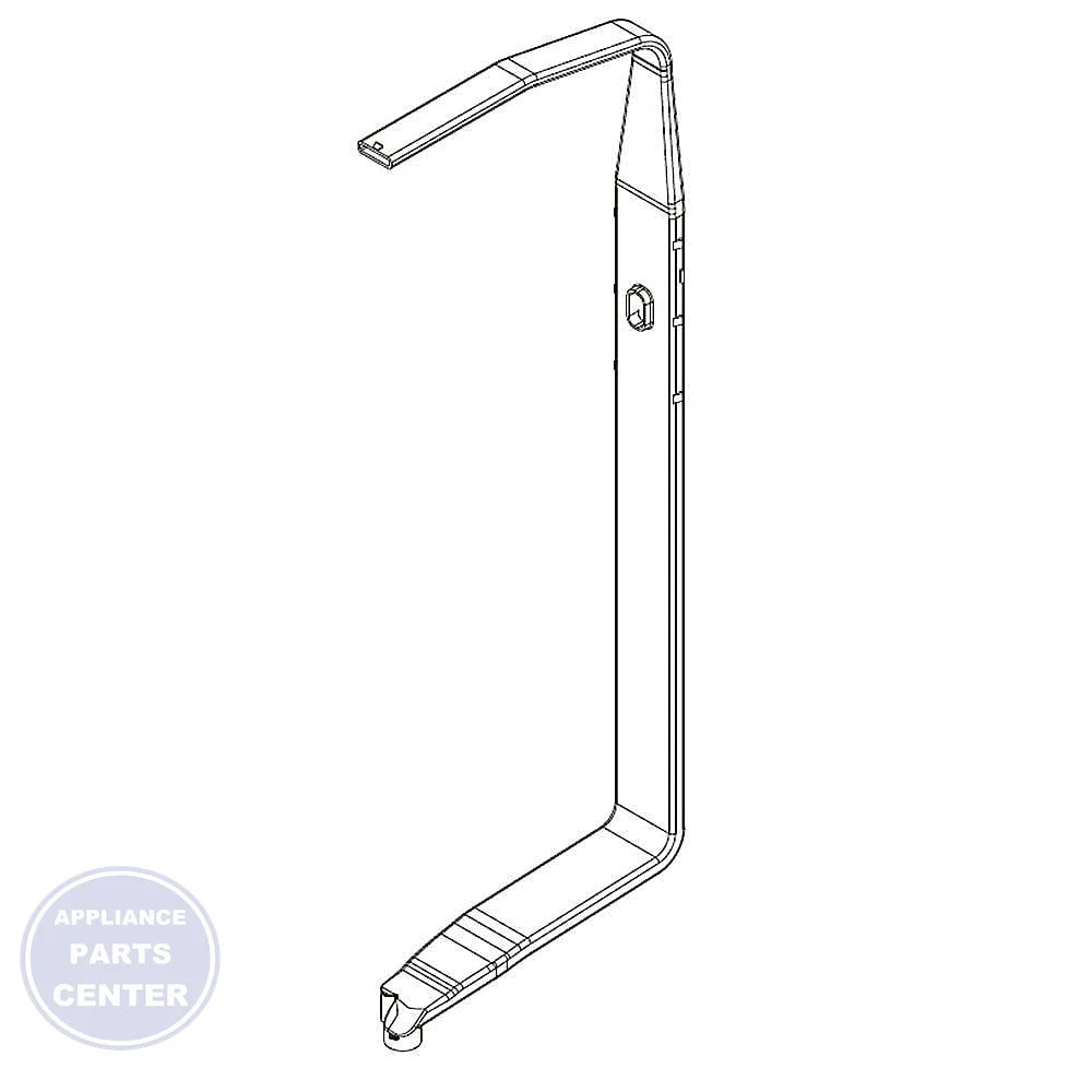 LG WATER GUIDE MEA64210201 - Main view showing water flow enhancement for LG dishwasher models
