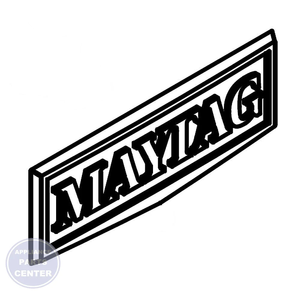 WPL NAMEPLATE WPW10612926 - Main view showing durable design for WPL models