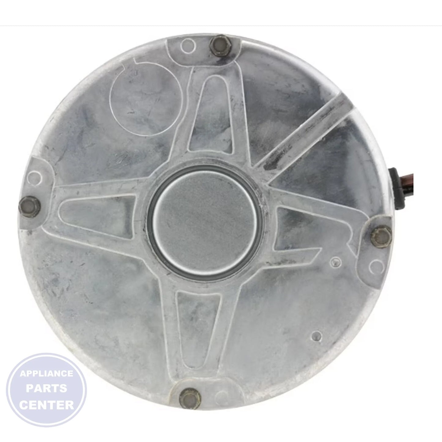RHEEM CONDENSER MOTOR 1/3HP 208-230V 1075RPM - Side view with specific voltage and RPM