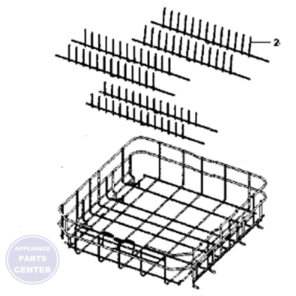 Samsung SAMSUNG ASSEMBLY BASKET LOWER;DW9900H,COMM DD97-00197A - Main view showing heavy-duty capacity for Samsung DW9900H