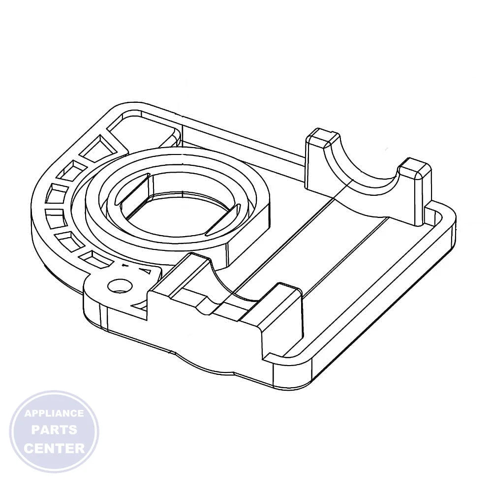 SAMSUNG DISHWASHER GEARCASE DD61-00281A - Main view showing heavy-duty gears for SMD4140SB, SMD5150BB
