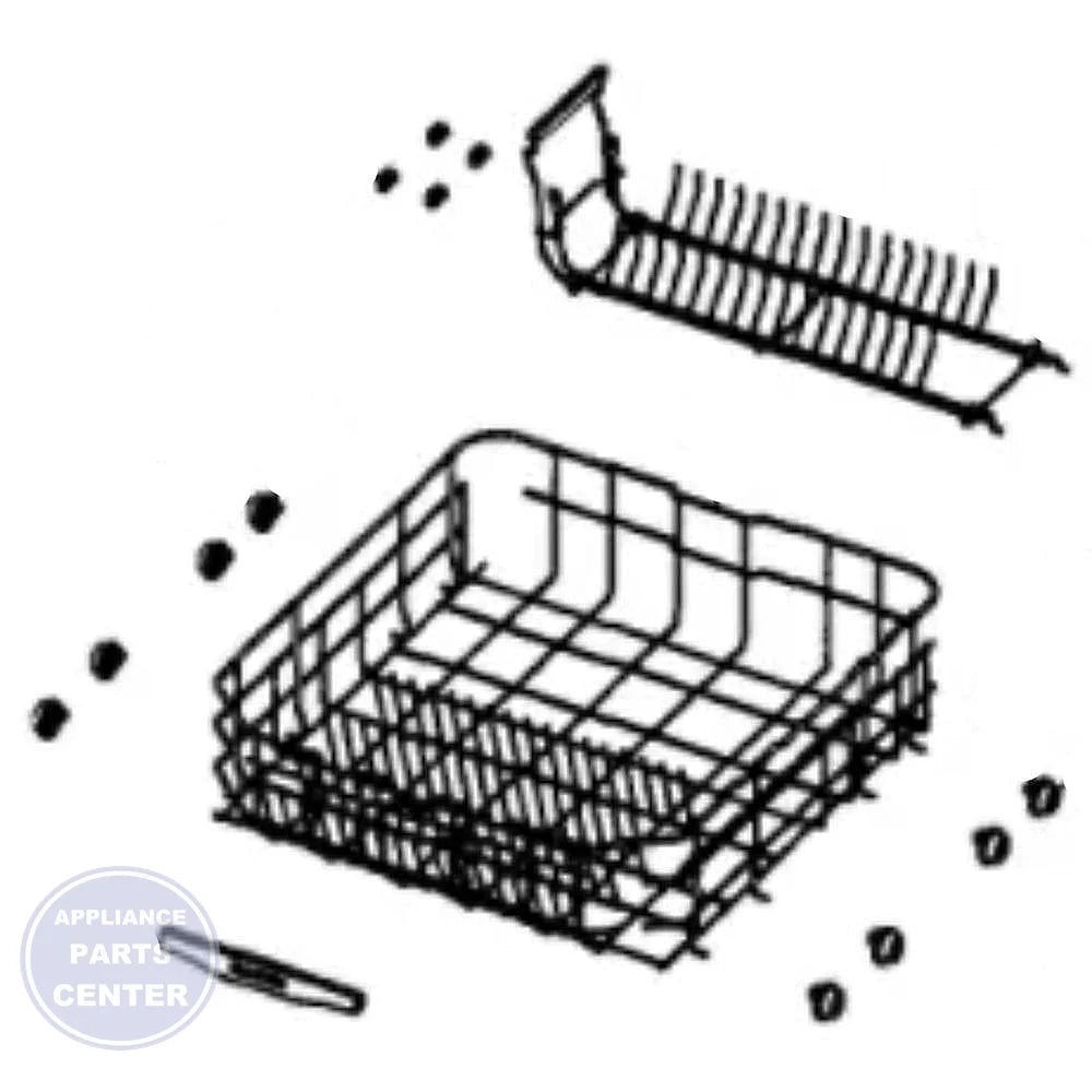 Samsung LOWER BASKET ASSEMBLY DD82-01075A - Main view showing efficient loading for specific models