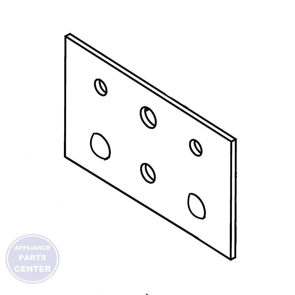 SAMSUNG RANGE HEATER BRACKET WARMING DG61-00126A - Main view showing sturdy construction for Samsung models