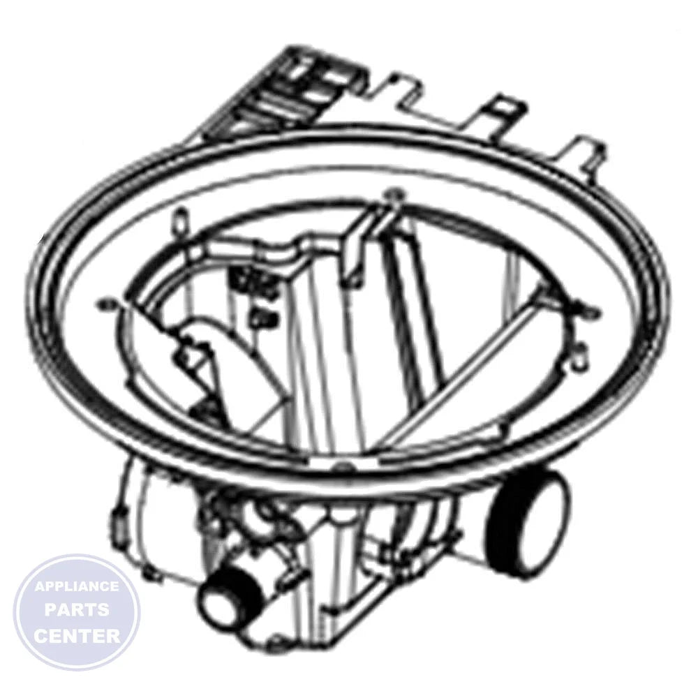 SAMSUNG SUMP ASSEMBLY DD67-00112A - Main view showing efficient water circulation for SMG dishwashers