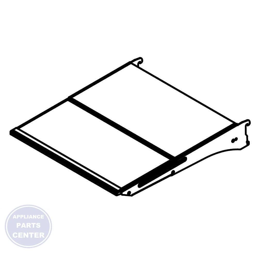 WPL SHELF-GLAS WPW10709175 - Main view showing sturdy construction for W10533406 and W10709175 models