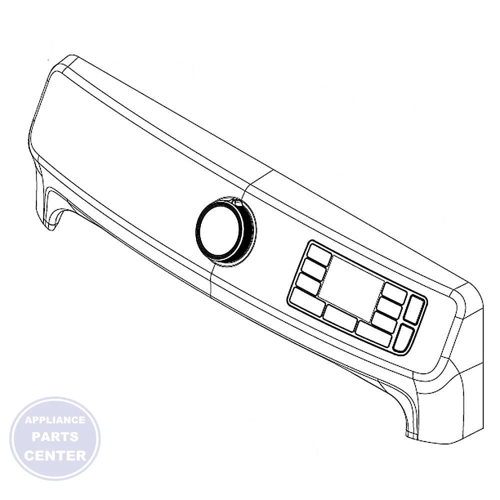 WHIRLPOOL W11367038 Console - Main view showing touchpad feature for specific models