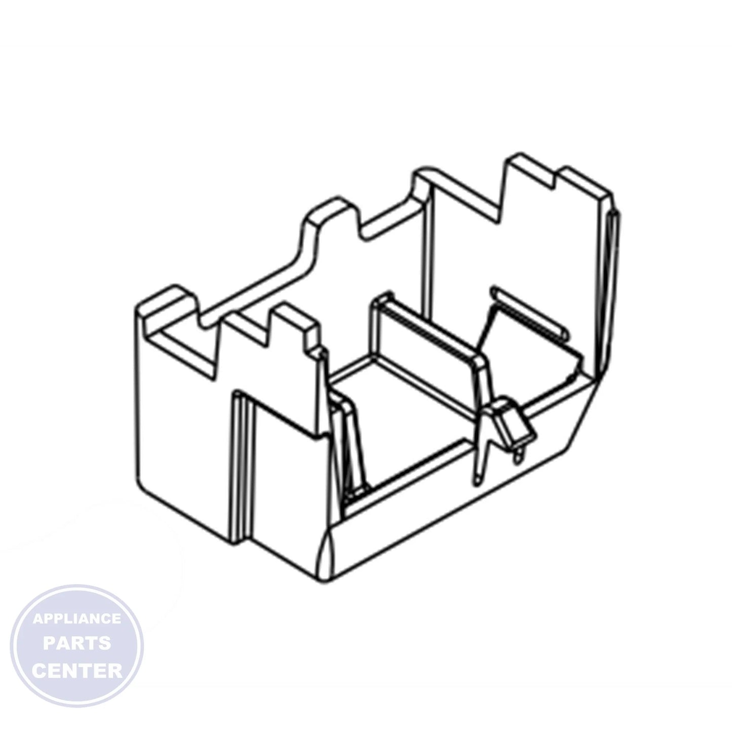 WHIRLPOOL DISHWASHER CONNECTOR WPW10462393 - Main view showing seamless water flow for various Whirlpool models