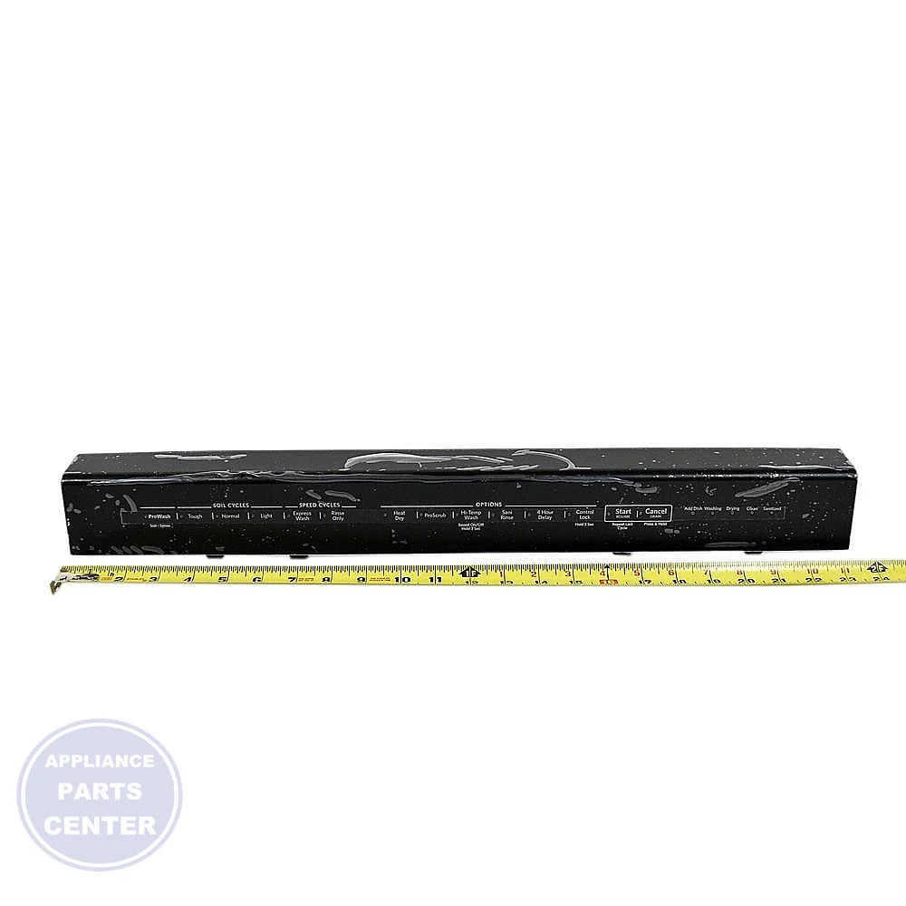 WHIRLPOOL DISHWASHER CONTROL PANEL WPW10537349 - Side view with durable construction specs