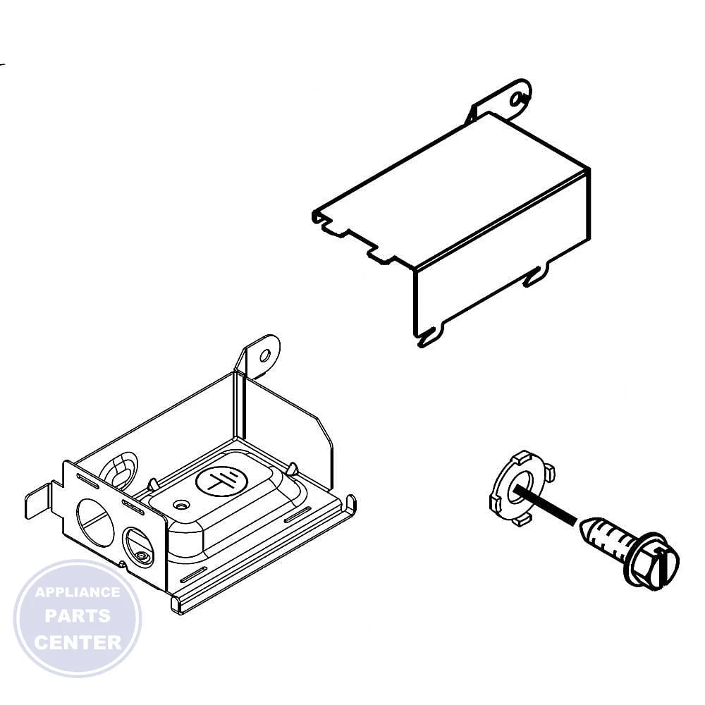 WHIRLPOOL DISHWASHER COVER ASSEMBLY W11167239 - Main view showing protective features for various Whirlpool models