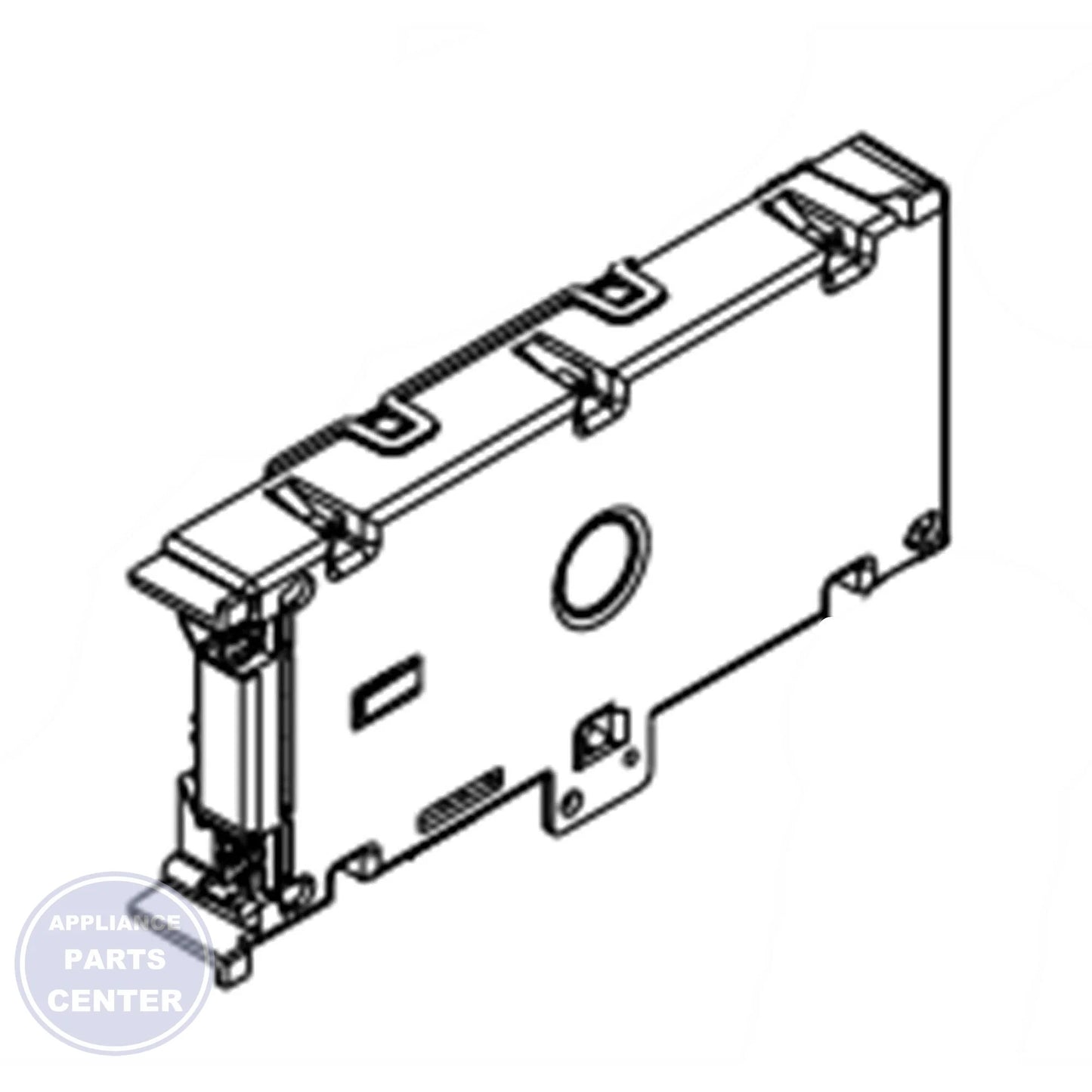 Whirlpool Electronic Control Board W11410327 - Main view showing advanced control features for Whirlpool dryers