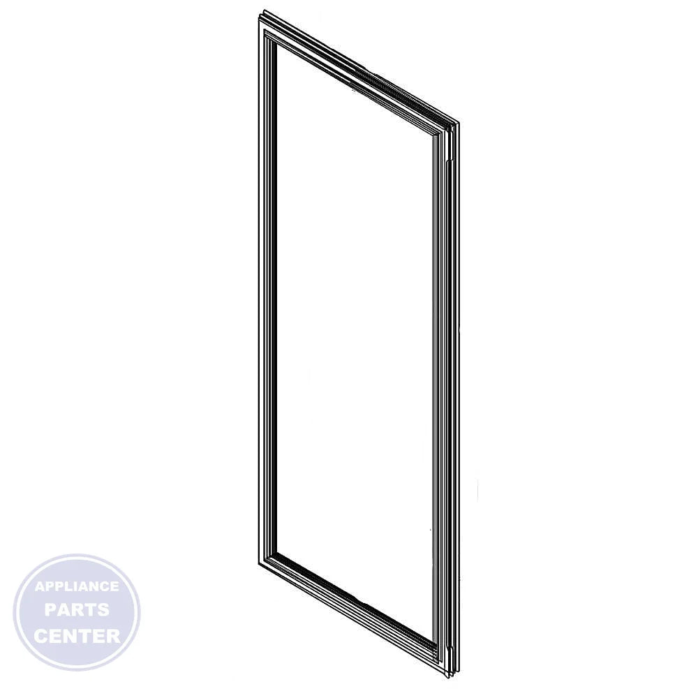 WHIRLPOOL GASKET ASSEMBLY W11544658 - Main view showing tight seal for WPL Refrigerator models
