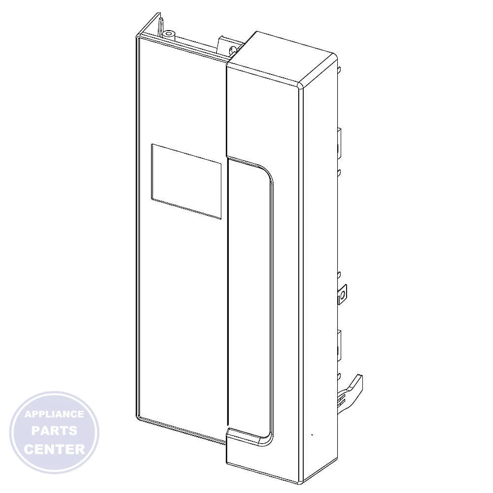 WHIRLPOOL MICROWAVE CONTROL PANEL W11206891 - Main view showing sleek design for Whirlpool microwaves