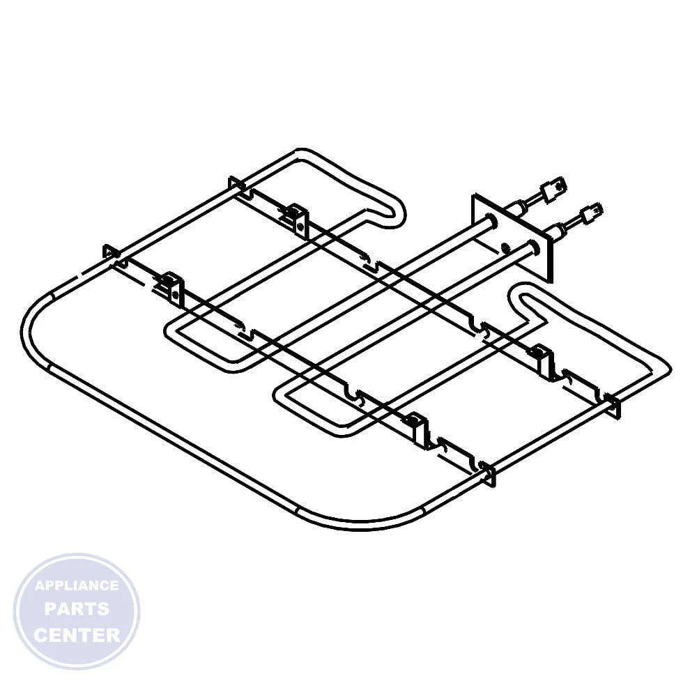 Whirlpool Microwave Element WPW10387651 - Main view showing even heating for WPL3000 series