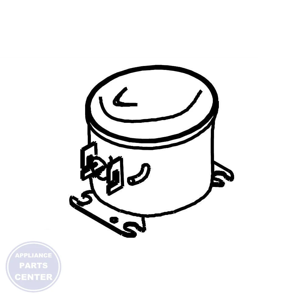 Whirlpool Refrigerator Compressor WPW10772872 - Main view showing efficient cooling for Whirlpool models