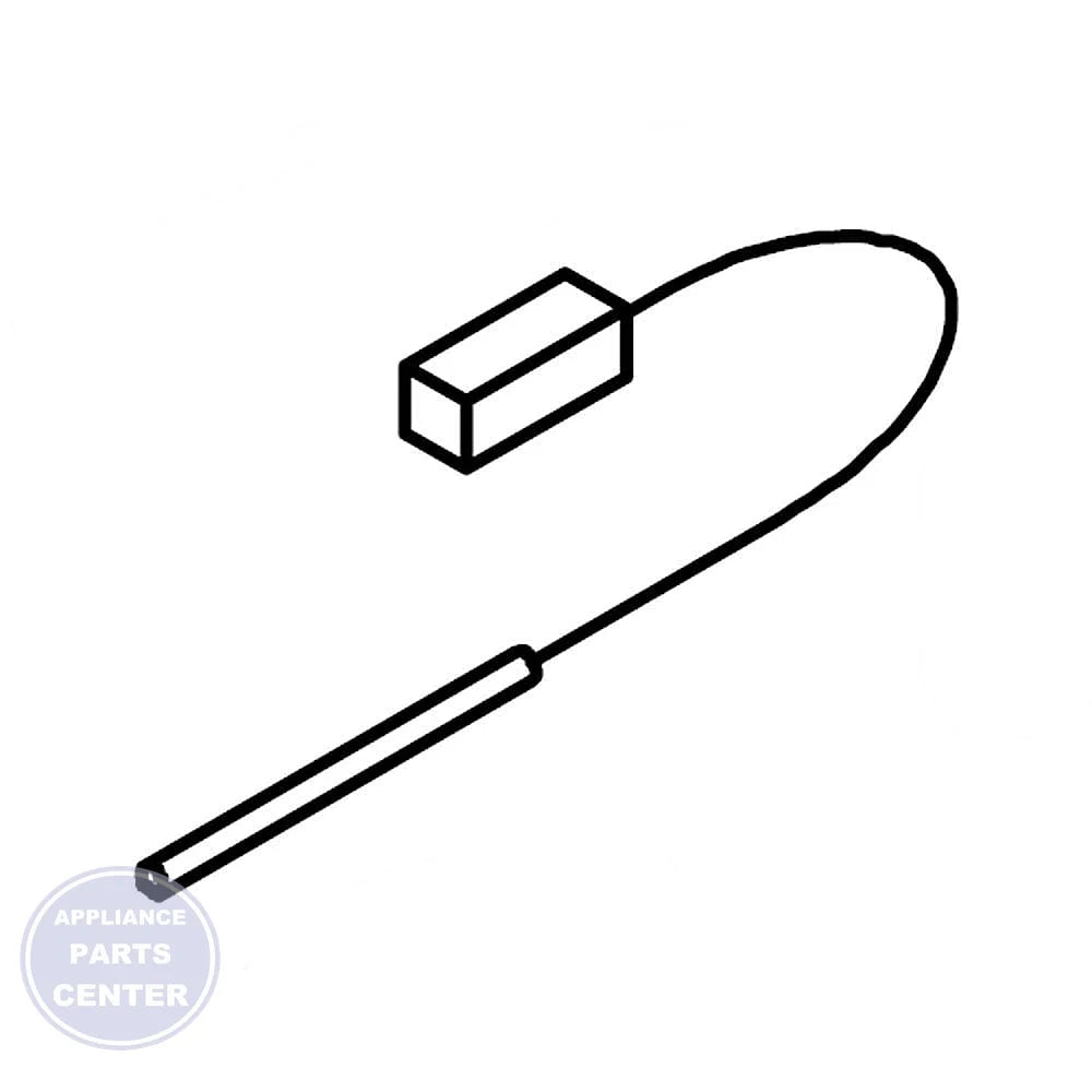 WHIRLPOOL REFRIGERATOR THERMISTOR WPW10204946 - Main view showing temperature sensor for various WPL models
