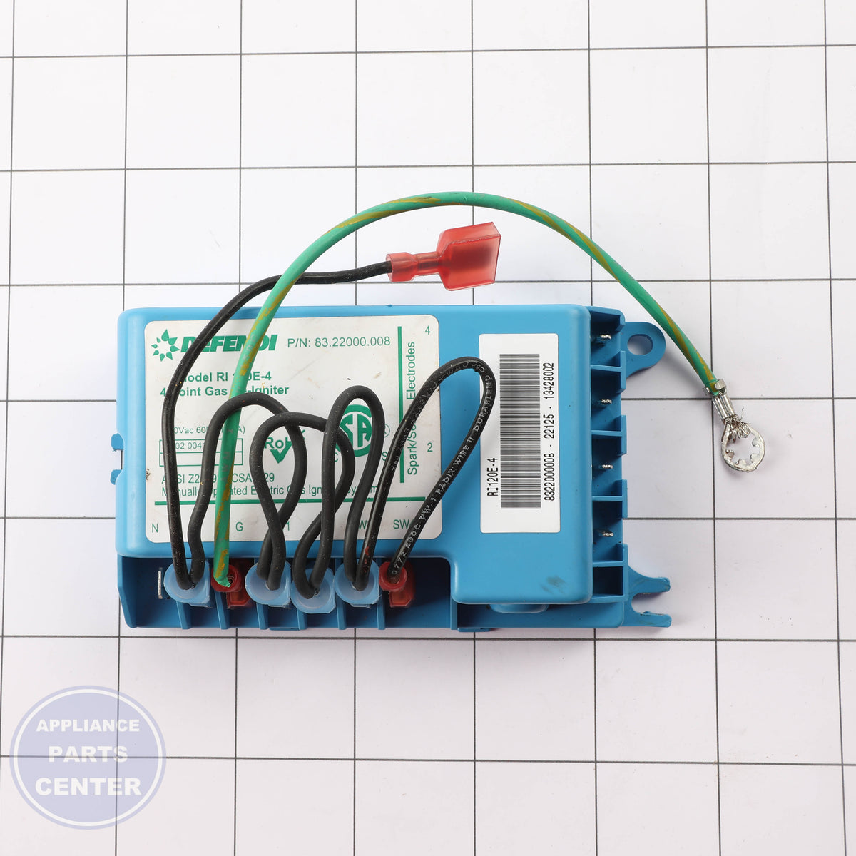 VIK 000511-000 NON-RE-IGNITION SPARK MODULE - Installation in VIK models showing key mounting points