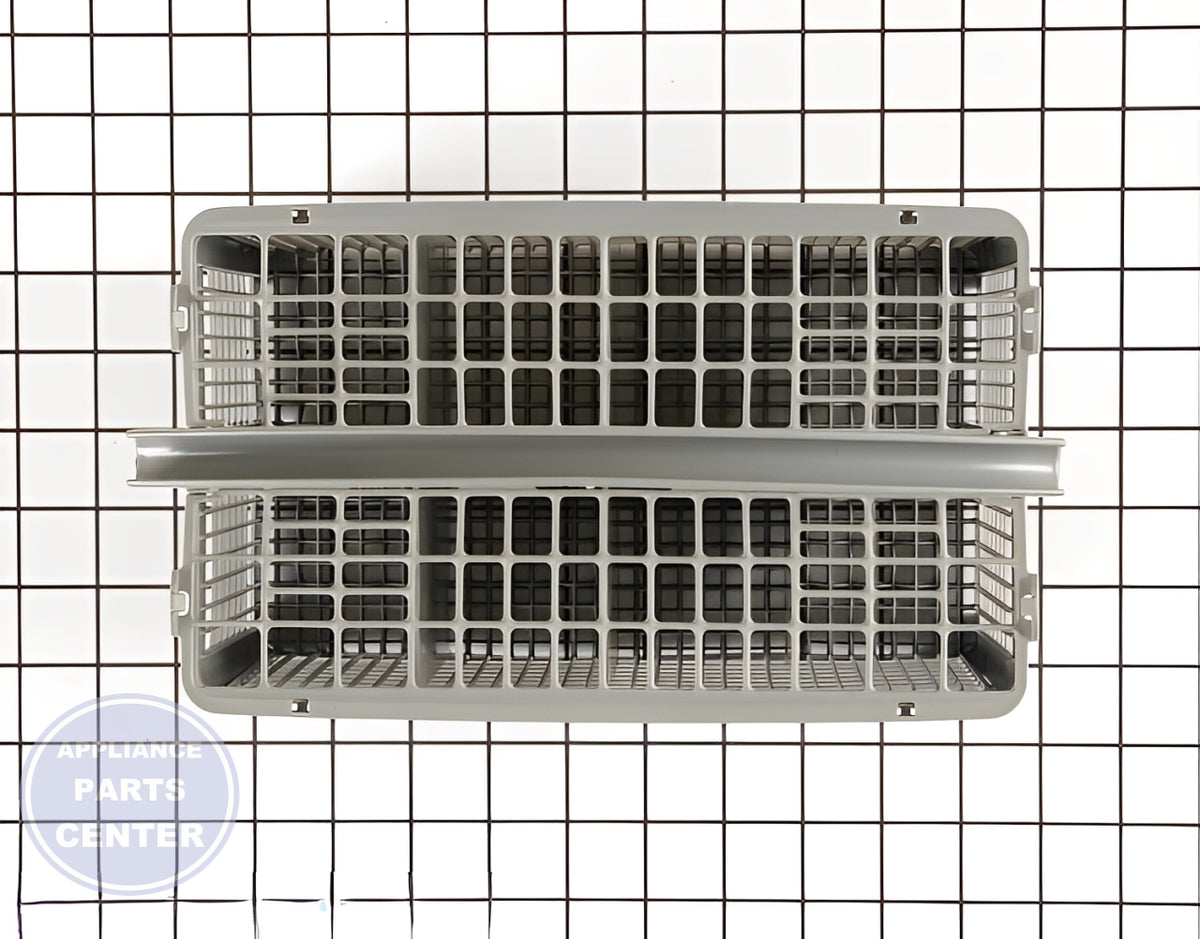 BOSCH DISHWASHER CUTLERY BASKET 00093046 - Side view with precise dimensions for perfect fit