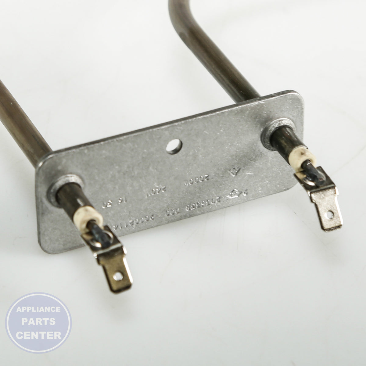 HEATING ELEMENT 00144648 - Side view with accurate measurements